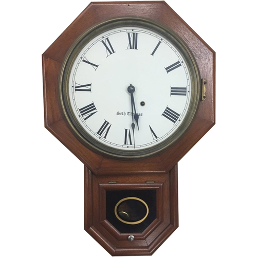 E. N. Welch Mantle Clock with Reverse Painting – Chestnut Lane Antiques &  Interiors