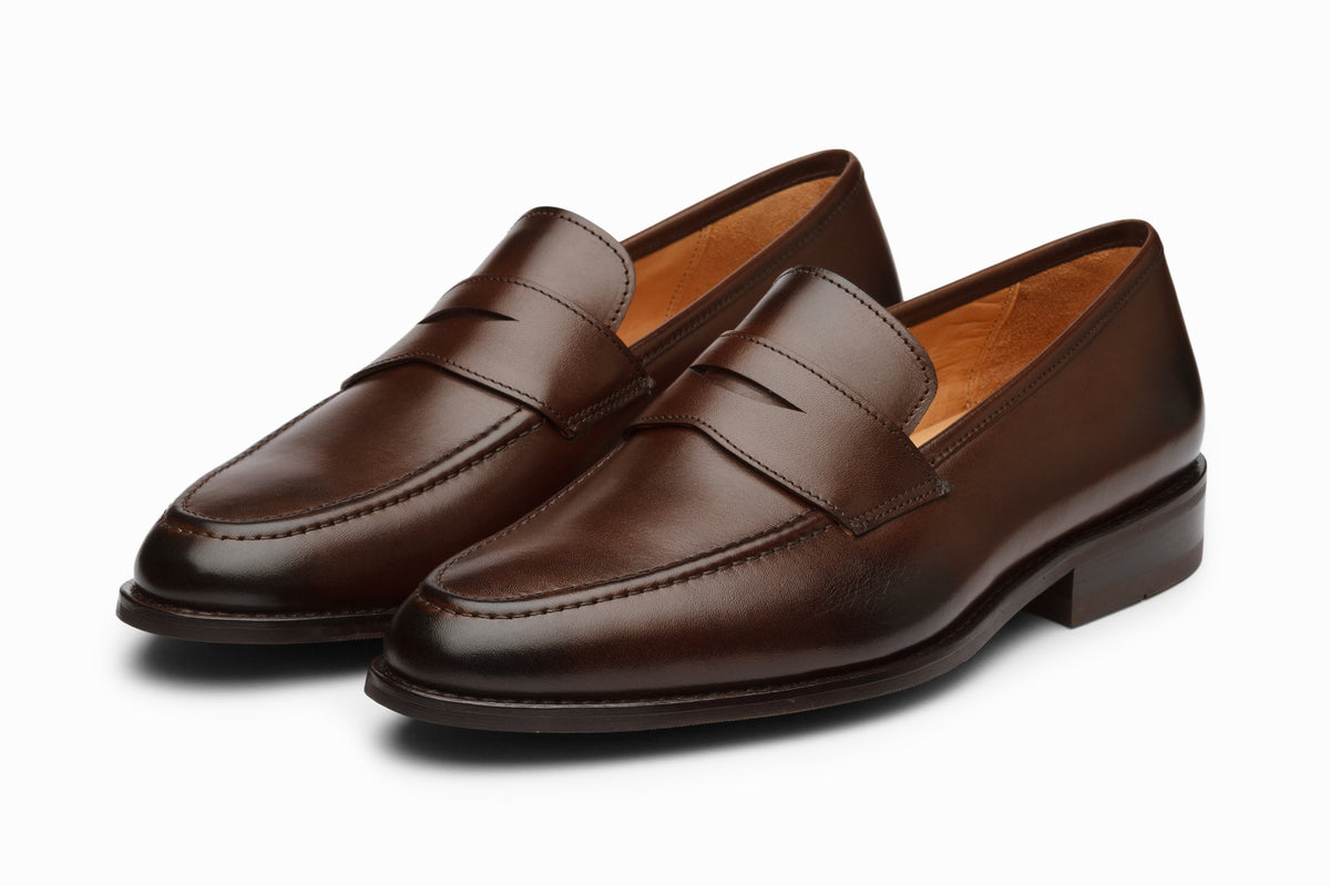 Penny Loafer - Dark Brown – Dapper Shoes Co.