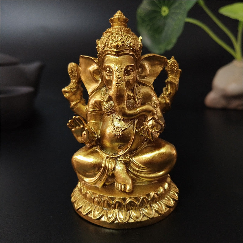 Buddha statues Thailand Buddha statue sculpture home decor office desk  ornament vintage gift figurine Hindu siting