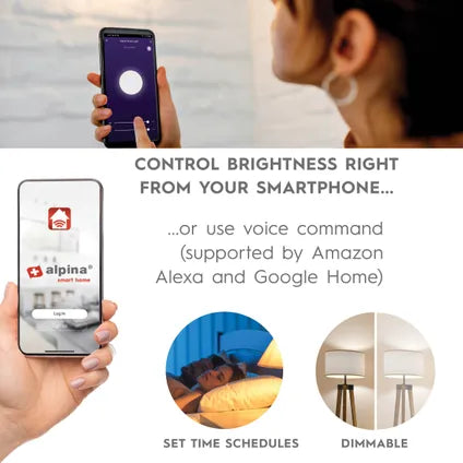 8711252254487 - Smart Home Wifi LED Lampe - Glühbirne mit App-Steuerung 8711252254487 - Smart Home Wifi LED Lampe - Glühbirne mit App-Steuerung
