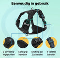 Jake and Jacky - Hundegeschirr - Y-Geschirr Hund - Reflektierend - Größe L - Schwarz - 054997b2ce5b4974c1efb8571441c17a0318ae83_Enriched_product_image