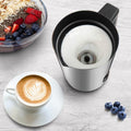 KitchenBrothers Elektrischer Milchaufschäumer - 240 ML - Edelstahl/Schwarz - 06ae0d4d-d490-4ddc-b01c-b1e206782405_148d4005-bcb0-43c0-ac99-74b846523144