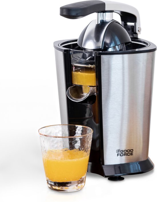GoodForce Zitruspresse - Elektrische Orangenpresse - Obstpresse - Zitronenpresse - Edelstahl - Pressgriff - 0cc13cbdc58c2c0105464552d02234741399d052_Enriched_product_image