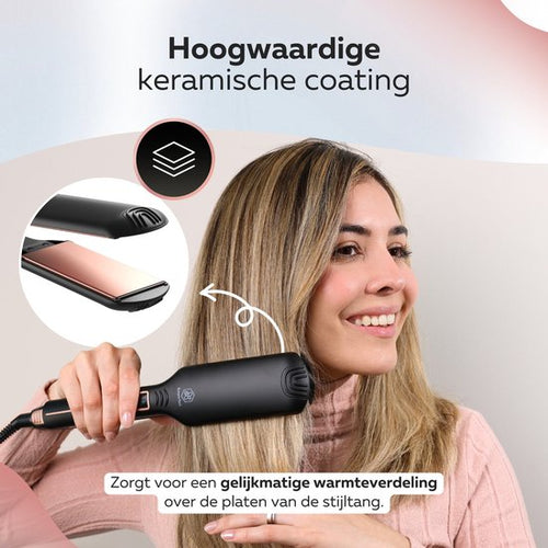 Beeperfect® Glätteisen Pro Straight - Glätten & Locken - Glätteisen - Haarglätter - 80℃ bis 230℃ - Inkl. - 0f77346ddb1a42c64785635bf17f31f22ecb1c23_Enriched_product_image