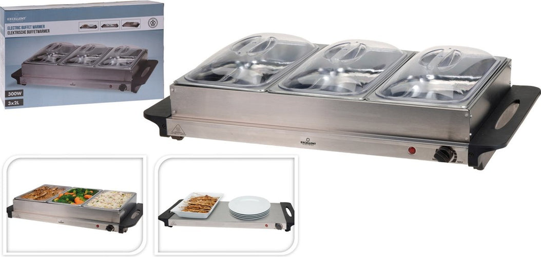 Excellent Electrics - Buffetwärmer Heizplatte Edelstahl 300W 53 x 35 x 10cm - 13030e73-3408-4f80-98c5-a72bd94eb990_a1e01f49-83f8-4c06-8d81-919db04b6dc9