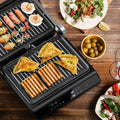 Coast Grillpresse - Antihaft - 1200W - 3 in 1 - 240V - 35 cm x 30 cm x 14 cm - Schwarz - 19257175b414466263c02ca2c3d85b77f862be9b_es10197gb_bk_der_verbr_hungsschutzgriff_macht_es_bequem_und_sicher_den_deckel_zu_ffnen_10_23__2_dac8596a-48f4-49c4-a1c0-2d48fd6ef778