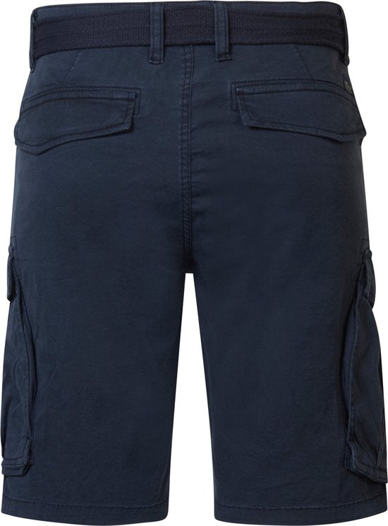8720625582805 - - Herren Cargo Short mit Gürtel Gulf Shores - Blau - Größe XXXL