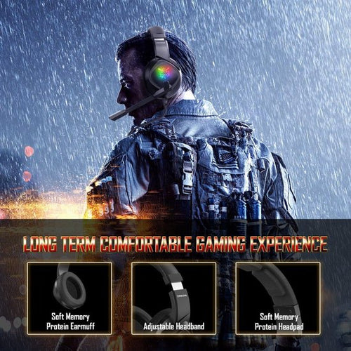ONIKUMA K19 - Kabelgebundenes Gaming-Headset - Surround Sound & HD-Mikrofon - LED-Licht - 3.5mm Stecker - Playstation Xbox Nintendo Switch PC - 202a77e75ff98d9c755dd20b83039ee151fe1753_Enriched_product_image_94c5070a-3b24-468c-8c6a-8521113c91fe