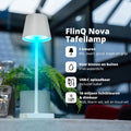 FlinQ Smart Table Lamp Nova - Wiederaufladbar und mit Touch Control - Für Schlafzimmer und Wohnzimmer - Kabellose Lampe auch als Stehlampe - Dimmbar und ideal für den Nachttisch - Industrial - Bronze - 22a4a5f8242d2a9f6e9f9ad697fd22caf6a88fad_Enriched_product_image