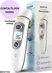 Bintoi® Stirnthermometer - Temperaturanzeige - Fieberthermometer für Erwachsene und Babys - Infrarot-Thermometer Körper - Digitales Stirnthermometer - 23e8d3832eccf76934fc9419f9d7647f45e29665_Enriched_product_image_4b961d69-4c5f-4eb9-93e1-d6c66787b7f7