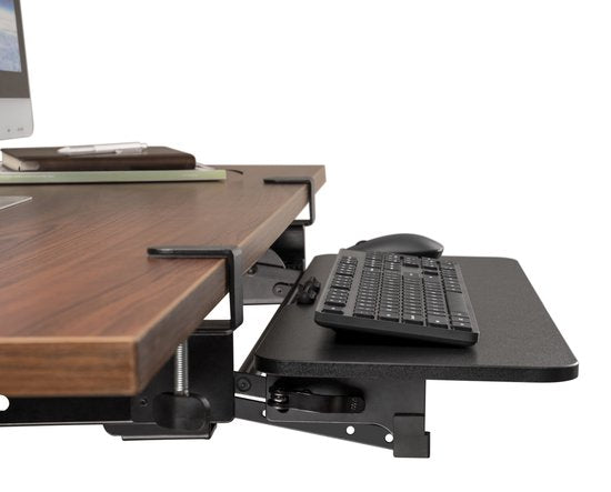 Tastaturablage unter dem Schreibtisch - Tastaturhalter - Tastaturablage - ergonomisches Sitzen - höhenverstellbar und ausziehbar - 2417c65af0b8b6c1b8eeef8a15a3bf2d2b6df3d3_Enriched_product_image
