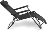 909 Outdoor-Liegestuhl - klappbar - Set 2 - verstellbar - Polyester & Metall - Schwarz - 279be48f4332b6c480c4fa733c51d80684ae60cd_Enriched_product_image