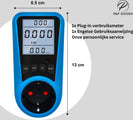 P&P Goods Stromverbrauchsmessgerät - LCD-Bildschirm - V230 - blau - 2a1f425e464d6a90a638c97a2ec8885dedb769b0_Enriched_product_image