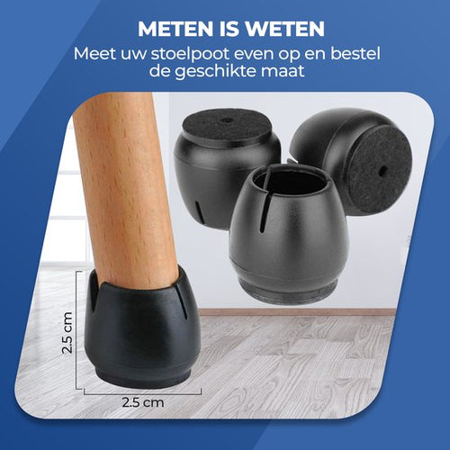 Roegaarden Stuhlbeinschoner - Stuhlbeinkappen - 12-16mm - 24 Stück - Schwarz - 2c60782e685cb7d16d5376b5c63003967a25f723_Enriched_product_image