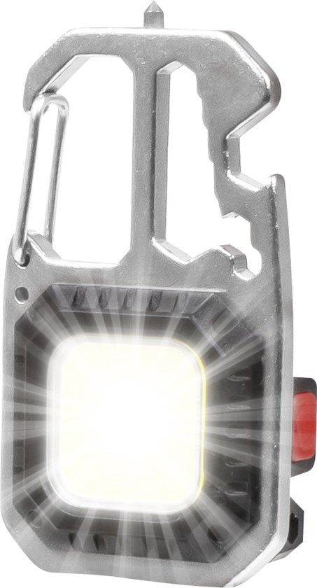 Nuvance - Taschenlampe Schlüsselanhänger - Multitool - Taschenlampe Led wiederaufladbar - Geeignet für Camping & Outdoor - Mini-Arbeitsleuchte - 6 Lichtmodi - 2fa372eda76f056ed95c3ca1555d640caade410a_Enriched_product_image