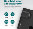 Spoused Beamer - Full-HD - 11.000 Lumen - Streaming von Ihrem Telefon mit WiFi - Mini-Beamer - Schwarz - 33463b98516d00683b9d28a88760b6289f522615_Enriched_product_image