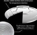 Saveur Voyage Ovale Kasserolle - Ø30 cm - Gusseisen - PFAS-frei - Induktion - Grau - 349a9e70846ddee5f792b69c3d95cd1d0f9a0fe1_Enriched_product_image