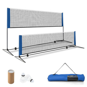 Coast Badmintonnetz mit Ständer - 2 Shuttles - 420 x 102 x 89-155 cm - Blau, Schwarz - 35519b13c92873bc70f68bd0859948eb96f0485f_sp38007_vous_pouvez_ajuster_le_filet_pour_r_pondre_vos_besoins_en_mati_re_d_activit_s_sportives_d0ea4acd-cf9c-4abe-bbce-bb5f197668b5