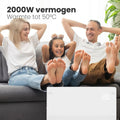 Auronic Electric Heater - Konvektorheizung mit Thermostat und Fernbedienung - Flächenheizung - bis zu 22 m3 - 2000 W - Weiß - 37d168d5-83e4-4ef2-91e2-c2eeb302a906