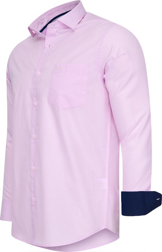 7435103329308 - Italia - Herren Stretch Hemd Milano - Rosa - Größe M 7435103329308 - Italia - Herren Stretch Hemd Milano - Rosa - Größe M