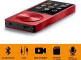 Denver MP3 / MP4 Player - Bluetooth - USB - Shuffle - bis zu 128GB - inkl. Ohrhörer - Sprachaufzeichnung - Diktiergerät - MP1820 - Rot - 3ed471b7-95f4-48f3-a762-0cd24c27a9fc