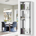 kleankin Medikamentenschrank Erste Hilfe Schrank mit Schloss Glastür 3 Fächer Milchglas 430 Edelstahl 834-297 - 43035acd62718b26ae76df3d149969745ec29de6_Enriched_product_image_ae8a0bc9-c349-4d10-b47d-e125d2405651