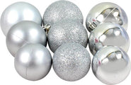 Weihnachtsgeschenke Weihnachtskugeln Set Silber - 70 Stück Plastik Weihnachtskugeln - Inkl. Weihnachtskugeln Aufbewahrungsbox - Ø4/5/6 cm - 43ee4f1257e95e86ec863f18a8b3c625d1c446ff_Enriched_product_image
