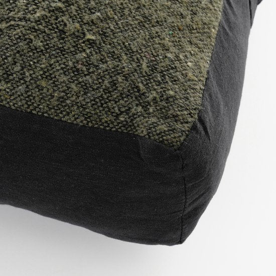 8720362965473 - Collection Chrissy Bodenkissen - L57 x B57 x H10 cm - Recycelte Baumwolle - Dunkelgrün 8720362965473 - Collection Chrissy Bodenkissen - L57 x B57 x H10 cm - Recycelte Baumwolle - Dunkelgrün