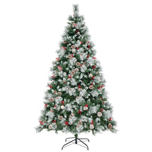 Künstlicher Weihnachtsbaum LED beleuchteter Tannenbaum mit Tannenzapfen roten Beeren 11 Lichtmodi Weihnachtsbaum Kunstbaum für Weihnachten (210 cm) - 58263c5f829f9bb3b2092a21a1dda205d8cd221b_kunstkerstboom_led_verlichte_dennenboom_1024_cm24507_2__1_a5be7ccc-75f7-4c1b-b94c-bbdfa19c142f
