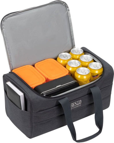 Resto Felis Kühltasche - 19L - Wasserdicht - Auslaufsicheres Innenfutter - Trageriemen - Picknick & Reisen - Dunkelgrau - 5a50e477dd9cb4f2f1235b354fbdff979567d10d_Enriched_product_image