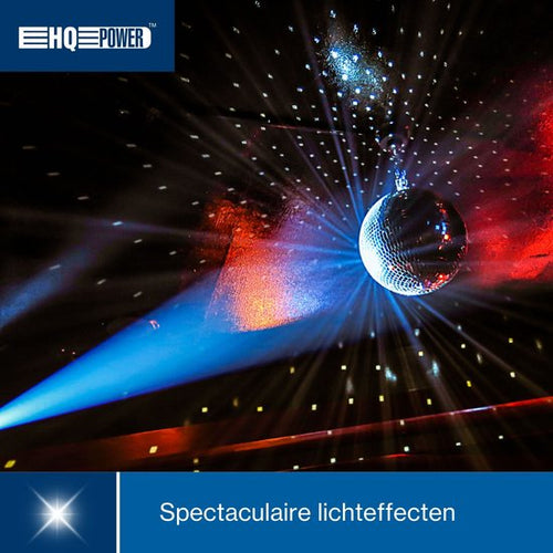 HQ-Power Disco Spiegelkugel Ø 20 cm, spektakuläre Lichteffekte für Partys, sicheres Aufhängesystem und facettiertes Glas, Tanzflächenzubehör für Disco und mehr - 5ade9e662a89531820ee4ba98aaa88ac48319242_Enriched_product_image