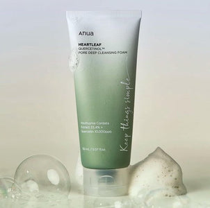 ANUA - Heartleaf Quercetinol Pore Deep Cleansing Foam - Koreanische Hautpflege - 150 ml - 5bc41cc1d64d560ace8e53a33fa913e51ab18ee9_Enriched_product_image