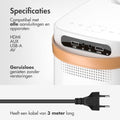 iMoshion Tragbarer Beamer - Full HD Mini-Beamer / Projektor - Streaming über WiFi - Weiß - 5ca3f1dbc7a97c208042c62f9498446049e537f0_Enriched_product_image