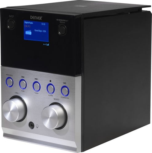 Denver DAB-Radio-CD-Player - Bluetooth - Stereoanlage 90W - DAB+ / FM - AUX /USB - MDA260 - Holz - Schwarz - 6600b45b-de45-4bc4-a2aa-6684be0c540f