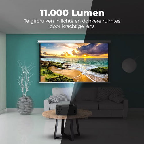 Spoused Beamer - Full-HD - 11.000 Lumen - Streaming von Ihrem Telefon mit WiFi - Mini-Beamer - Schwarz - 677871a11a189d6dedd07a669271c48cd759bdc1_Enriched_product_image