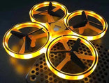 Denver Mini-Drohne für Kinder und Erwachsene - 30m Reichweite - Handsteuerung - LED-Licht - DRO170 - schwarz/gelb - 699fbe9c-3d98-4e5e-9431-0ebc4eda4abc