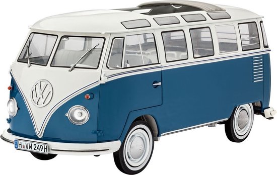 1:16 Revell 07009 Volkswagen VW Typ 2 T1 Samba Bus Plastikmodellbausatz - 69d4257a0116b802125a1eb6e0fa2a64ceac89cd_Enriched_product_image