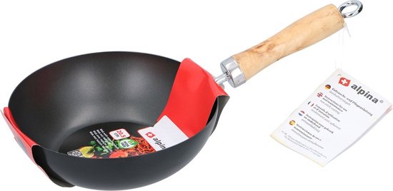 8711252130569 - alpina Wokpfanne - PFOA-frei - Ø 20 CM - Antihaft - Keramik  Halogen  Gas  Elektro