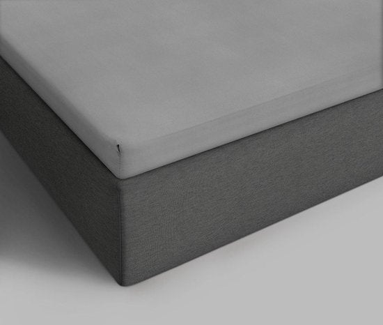 8721061603307 - Jersey - Baumwolle Topper Spannbetttuch - Dunkelgrau - 180x200cm 8721061603307 - Jersey - Baumwolle Topper Spannbetttuch - Dunkelgrau - 180x200cm
