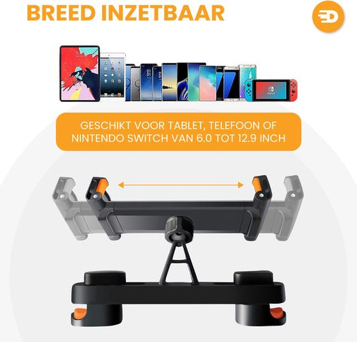 Luxuriöser Tablet-Halter Auto - Kopfstütze - 360 Grad drehbar - Geeignet für Tablet, Telefon und mehr - 78d8aa12ec1786e3af70a03b00fd3f9feb535a7c_Enriched_product_image