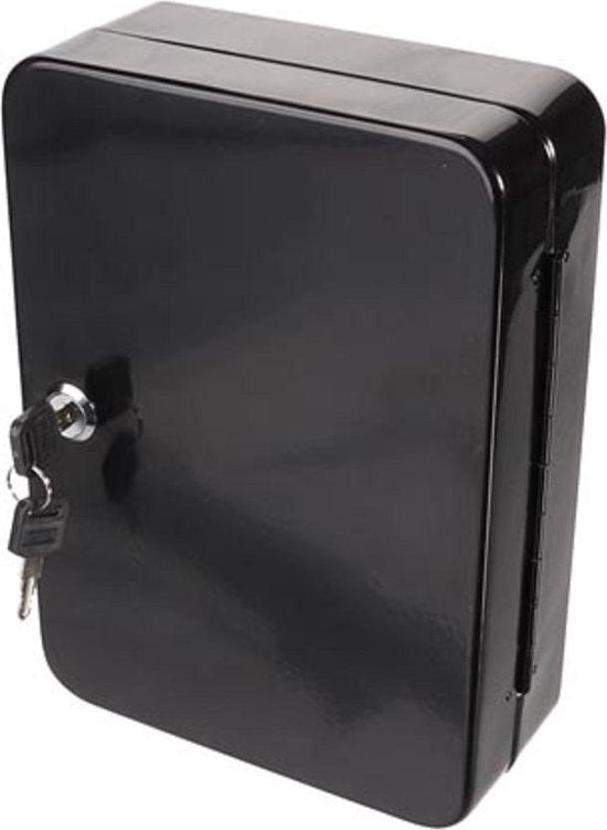 Perel Schlüsselschrank mit Zylinderschloss, 48 Haken, inkl. 2 Schlüssel, schwarz - 7a7bf9f23ccfada4c9fea5c29925507776372683_Enriched_product_image_13bef323-ea4d-4df9-ab1d-dab8efa0835c