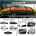Costway Dachträger - Wasserdicht & Inkl. Anti-Rutsch-Matte - 560 Liter - 132 x 100 x 43 cm - Schwarz/Orange - 7a7c4d0684a474452690dc000b0feef5d7106f8e_mat_riau_pvc_s_lectionn__imperm_able_anti_neige_anti_poussi_re_5_11_bg51853or__9__1