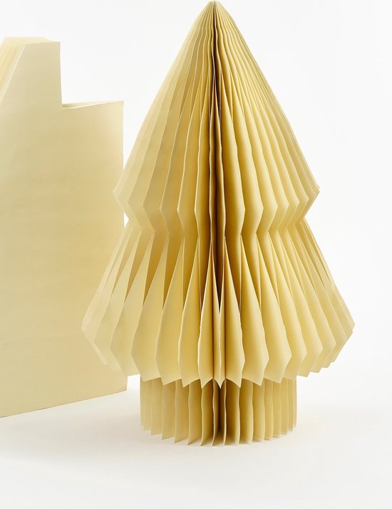 8720967084913 - Dekoration Weihnachtsbaum - H120 x Ø80 cm - Papier - FSC Mix - Off White 8720967084913 - Dekoration Weihnachtsbaum - H120 x Ø80 cm - Papier - FSC Mix - Off White