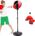 Zoluko Boxball auf Fuß für Kinder - Inkl. Boxhandschuhe und aufblasbare Pumpe - Höhenverstellbar - Für drinnen und draußen - Boxball auf Ständer - Boxtrainer - Boxstange - Boxset Kinder - Boxball stehend - Boxen - Heimsport - Schwarz/Rot - 7d7b90932570739e64fa14de785fd76181563110_Enriched_product_image_e45d97c9-6820-481e-9d73-3624aa90fe3d