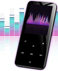 Nuvance - MP3 Player Bluetooth - 16GB interner Speicher - Unterstützung von bis zu 128GB - Voice Recorder Digital - mit FM Radio - Schwarz - 7e66fcea-8c9d-456c-ba15-bf7e02b74ba2