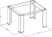 Waschmaschinenerhöhung Aufputz - Universalmodell - 250 kg Tragfähigkeit - 8188e875e60fbf5dc3da0c5a866312c57ab1530e_Enriched_product_image