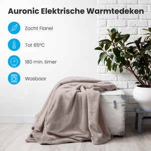 Auronic Electric Heat Blanket - Überdecke - 2 Personen - 3 Wärmestufen - Mit Timer - 200 x 180 cm - Taupe - 89cf0efd62bb46c6df646f6cd2c32f8ba7c0b953_Enriched_product_image_6d332e46-e5d8-4982-8246-debebafbc0f8