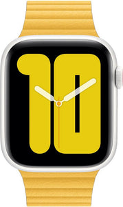 Apple Leder Loop L für die Apple Watch Series 1 / 2 / 3 / 4 / 5 / 6 / 7 / 8 / 9 / SE / Ultra (2) - 42 / 44 / 45 / 49 mm - Meyer Lemon - 8a9b8efab8b65b1e8b9faab80e8b43a31d5aa0e3_Enriched_product_image