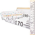 Frummel Growthimeter Wood & Canvas Animals Graphic - Kinderzimmer Dekoration | Babyzimmer Accessoires | Wanddekoration | Mutterschaftsgeschenk | Kinderzimmer Dekoration - 8b21b0b1a7c3a46aa979572b16c5bb7f7f0df6cf_Enriched_product_image