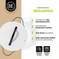 BE Living Essential Kasserolle mit Deckel - Ø 28 cm - Kochtopf - Keramik - PFAS-frei - Induktion - Weiß - 8da0b552c9f72f33af4eb0a0880cf43c55cc1d6a_Enriched_product_image